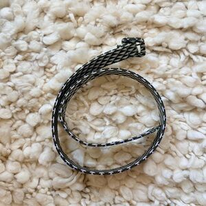 Fabric Geometric Blue and Green Belt